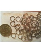 Колечки соединительные 7 мм. Цвет никель. 50 шт